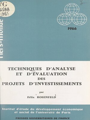 cover image of Techniques d'analyse et d'évaluation des projets d'investissements
